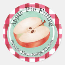ホーム缶詰ビジネスApple Pie塗りラベル