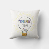 ホーム考え前向きデコ用枕デザイン クッション (裏面)