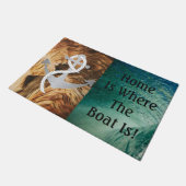 ホーム航海のはボートがある場所 ドアマット (アングル)