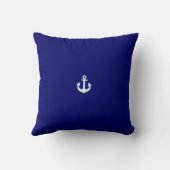 ホーム航海のデコールいかりパターン クッション (裏面)