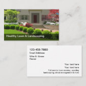 ホーム芝生及び造園名刺 名刺 (正面/裏面)