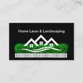 ホーム芝生及び造園名刺 名刺 (正面)