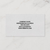 ホーム芸術的モダンロゴ | 内部 名刺 (裏面)