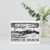 ホーム芸術的-ヴィンテージ広告ズポスター ポストカード (スタンド正面)