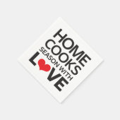 ホーム調理師シーズンと愛 スタンダードカクテルナプキン (角)