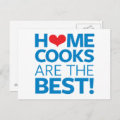 ホーム調理師最高のは ポストカード (正面/裏面)