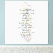 ホーム賛美・フォー・ア・ニュー・ハウス キャンバスプリント (インサイチュ (ウッドフロア))