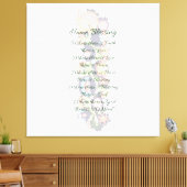 ホーム賛美・フォー・ア・ニュー・ハウス キャンバスプリント (インサイチュ (リビング))