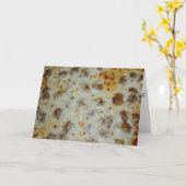 「ホーム走ソーセージピザ」誕生日カード カード (黄色い花)