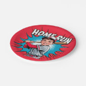 ホーム走ボイ野球誕生日Bash ペーパープレート (アングル)