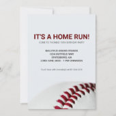 ホーム走野球誕生日 招待状 (正面)
