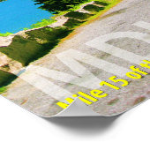 ホーム走 – 未加工 ポスター (角)