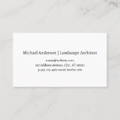 ホーム造園 |ローンサービス 名刺 (裏面)