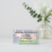 ホーム造園 名刺 (スタンド正面)