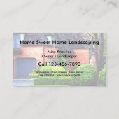 ホーム造園 名刺 (正面)