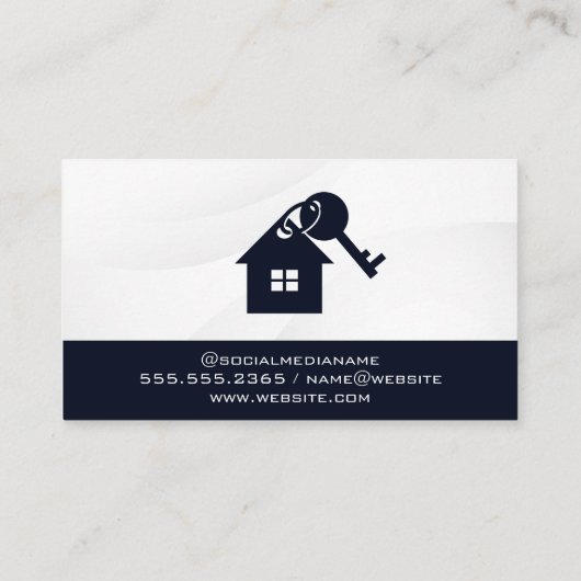 ホーム鍵ロゴ 名刺 (裏面)