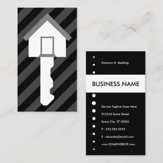ホーム鍵 名刺 (正面/裏面)