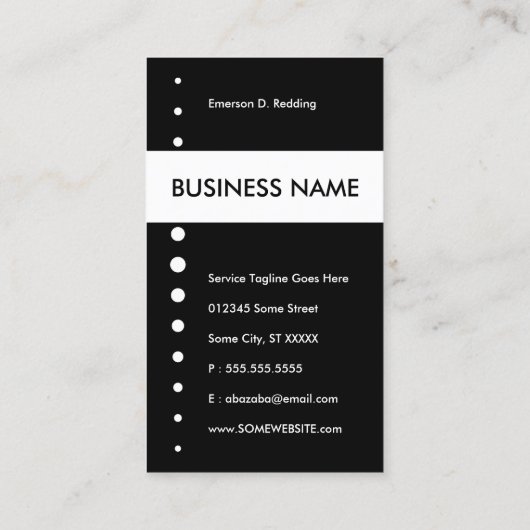 ホーム鍵 名刺 (裏面)