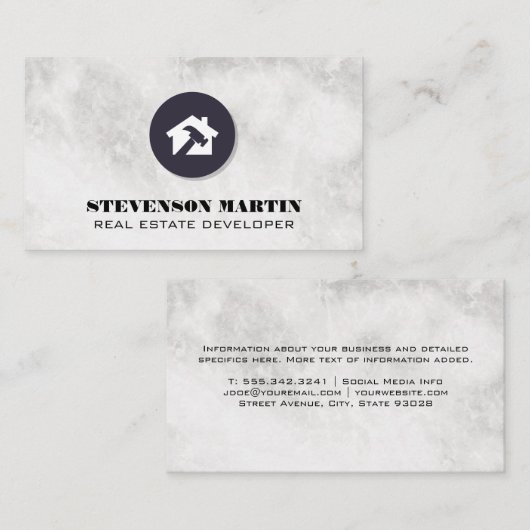ホーム開発者ロゴ 名刺 (正面/裏面)