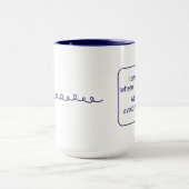 ホーム離れ（青） マグカップ (中央)