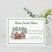 ホーム霜の降りたステッド新しいアドレス移動 案内状 (スタンド正面)