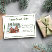 ホーム霜の降りたステッド新しいアドレス移動 案内状