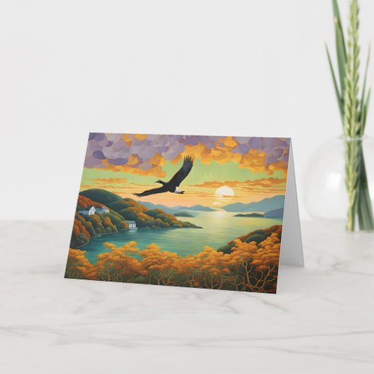 ホーム飛んでいる・ファーザー・デー シーズンカード (正面)