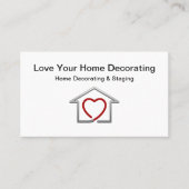 ホーム飾ズとエステート実在のステージング 名刺 (正面)