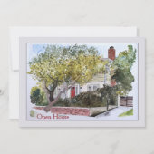 ホーム魅力的招待状 招待状 (正面)