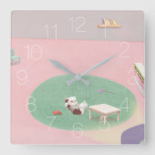 ホーム·アロン スクエア壁時計 (正面)