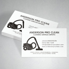 ホーム&オフィスプロフェッショナルクリーニングサービスブラック 名刺
