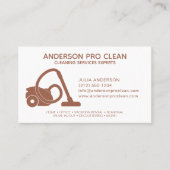 ホーム&オフィスProクリーニングサービステラコッタ 名刺 (正面)