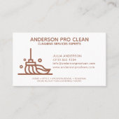 ホーム&オフィスProクリーニングサービステラコッタ 名刺 (正面)