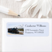 ホーム・オン・ザ・トレイン・クリスマス・差出人住所ラベル ラベル (インサイチュ)