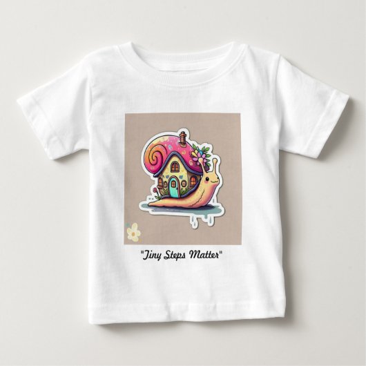 「ホーム・オン・マイ・バック」 ベビーTシャツ (正面)