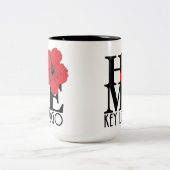 ホーム キー・ラルゴ 15oz ツートーンマグカップ (中央)