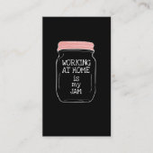 ホーム・ジャム・ホームオフおもしろいィスで働く 名刺 (正面)