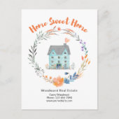 ホーム スイート ホーム ありがとう バイヤーズ ホームオーナー シック ポストカード (正面)