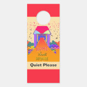 ホーム・スイート・ホーム　ウェルカム／静かにして ドアノブサイン (裏面)