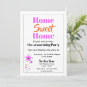 ホーム スイート ホーム ハウスウォーミング パーティー ご招待 招待状 (スタンド正面)