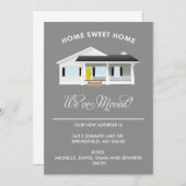 ホーム スイート ホーム | 引っ越しのお知らせ 案内状 (正面/裏面)