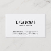 ホーム | ダスター(青) 名刺 (裏面)