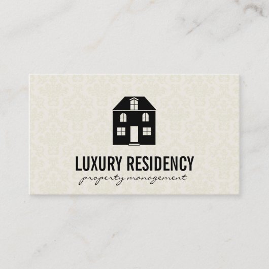 ホーム |ダマスク 名刺 (正面)