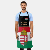 ホーム&ハンガリー国旗の味,ハンガリー/料理 エプロン (着用した状態)