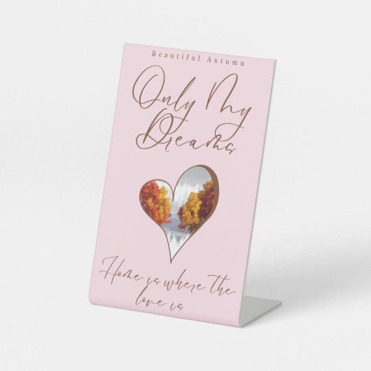 ホーム(ハート) 台座サイン (正面)