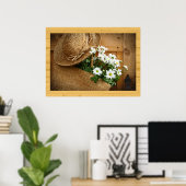 ホーム＆ビジネス アートデコ - ストローハットシリーズ ポスター (ホームオフィス)