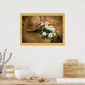 ホーム＆ビジネス アートデコ - ストローハットシリーズ ポスター (キッチン)