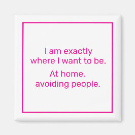 ホーム（ピンク） マグネット