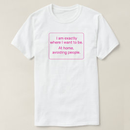 ホーム(ピンク) Tシャツ
