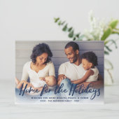 ホーム・フォー・ザ・ホリデイズ・ネイビー・スモダンクリプト・フォト シーズンカード (スタンド正面)